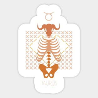 Taurus Cute zodiac horoscope Sticker